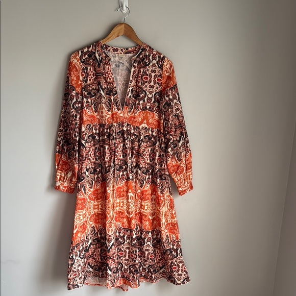 Anthropologie Agua Bendita Elayna Midi Dress Small - Picture 3 of 14